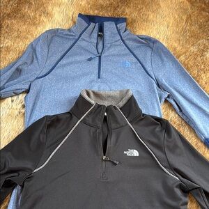 Bundle of 2 Women’s Medium The North Face 3/4 Zip Jackets